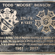 Alumni Todd "Moose" Benson, 1961 - 2017